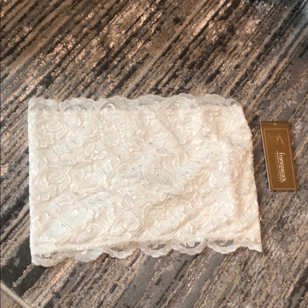 NEW White lace bandeau